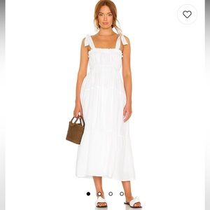 Faithful the brand linen Bellamy dress